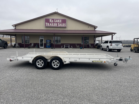 New 2024 Aluma 7818TA-EL-R-TR-RTD Utility Trailer