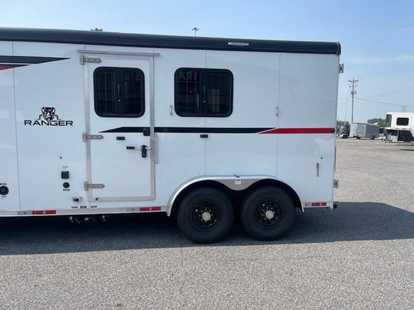 New 2024 Bison Trailers 7208 RANGER N/S Horse Trailer