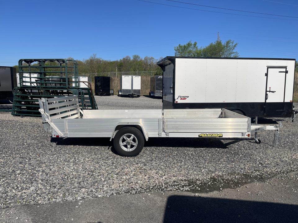 New 2023 Aluma 8114S-R-BT-SR Utility Trailer