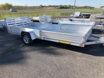 New 2023 Aluma 8114S-R-BT-SR Utility Trailer