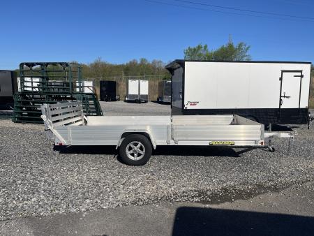 New 2023 Aluma 8114S-R-BT-SR Utility Trailer