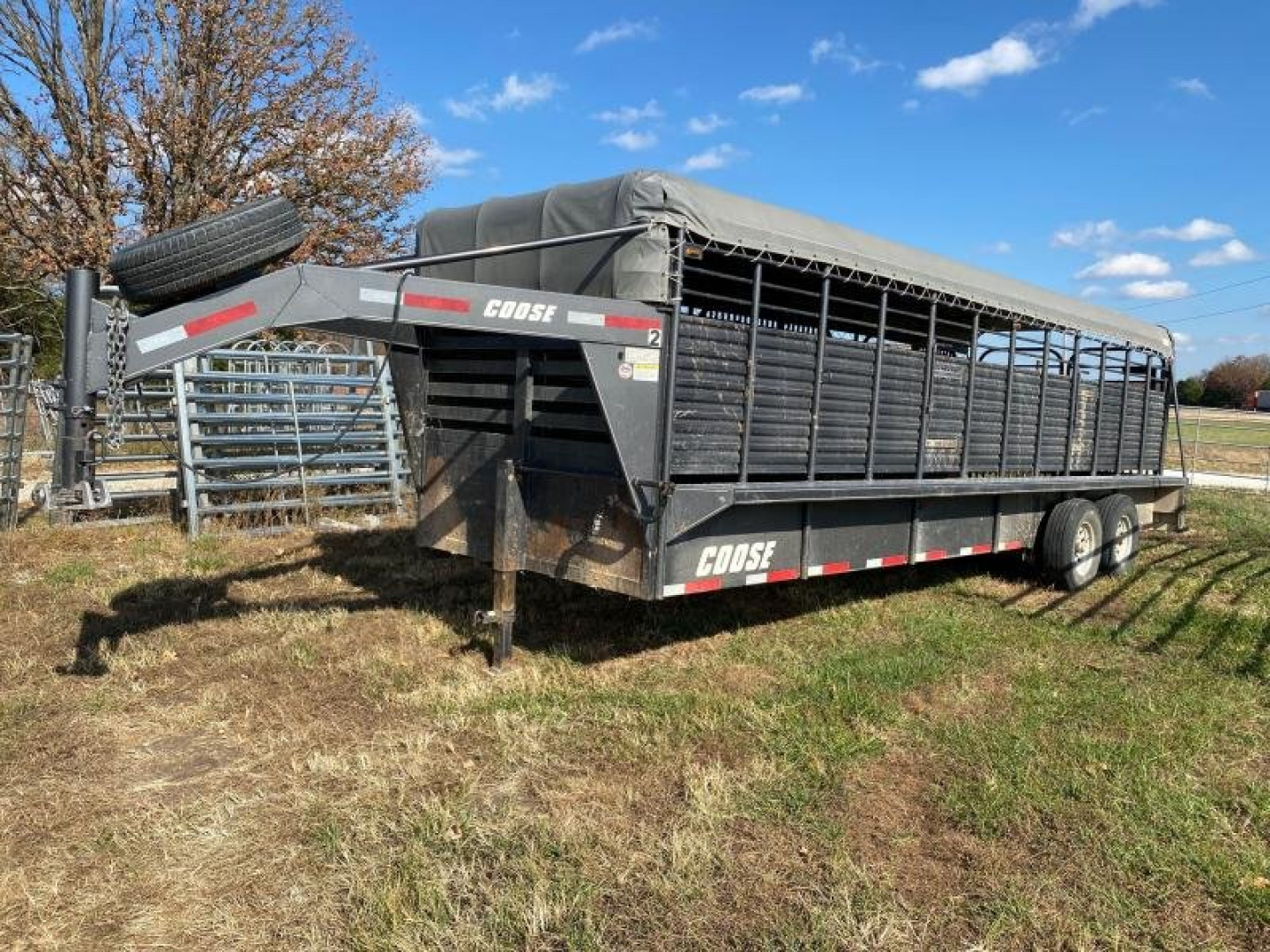 Used 2019 Coose Pipe bow Stock / Stock Combo Trailer