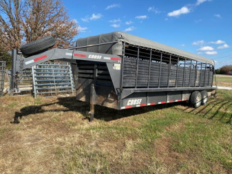 Used 2019 Coose Pipe bow Stock / Stock Combo Trailer