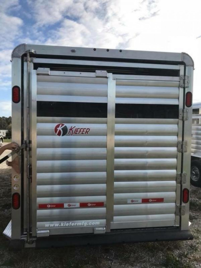 New 2018 Kiefer Built Stock Combo Livestock Trailer