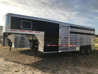 New 2018 Kiefer Built Stock Combo Livestock Trailer