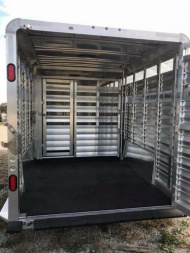 New 2018 Kiefer Built Stock Combo Livestock Trailer