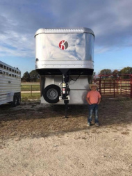 New 2018 Kiefer Built Stock Combo Livestock Trailer