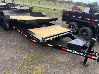 New 2025 Delco Trailers 83x20ft Heavy Duty Tilt Equipment Trailer