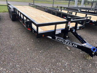 New 2026 East Texas Trailers 83x24ft Heavy Duty Equipment Trailer