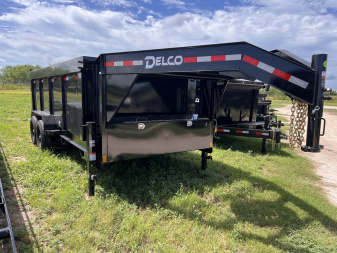 New 2025 Delco Trailers 83x16ft Gooseneck Dump Trailer