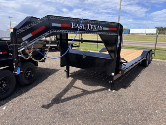 New 2026 East Texas Trailers 102x24ft Gooseneck Equipment Trailer
