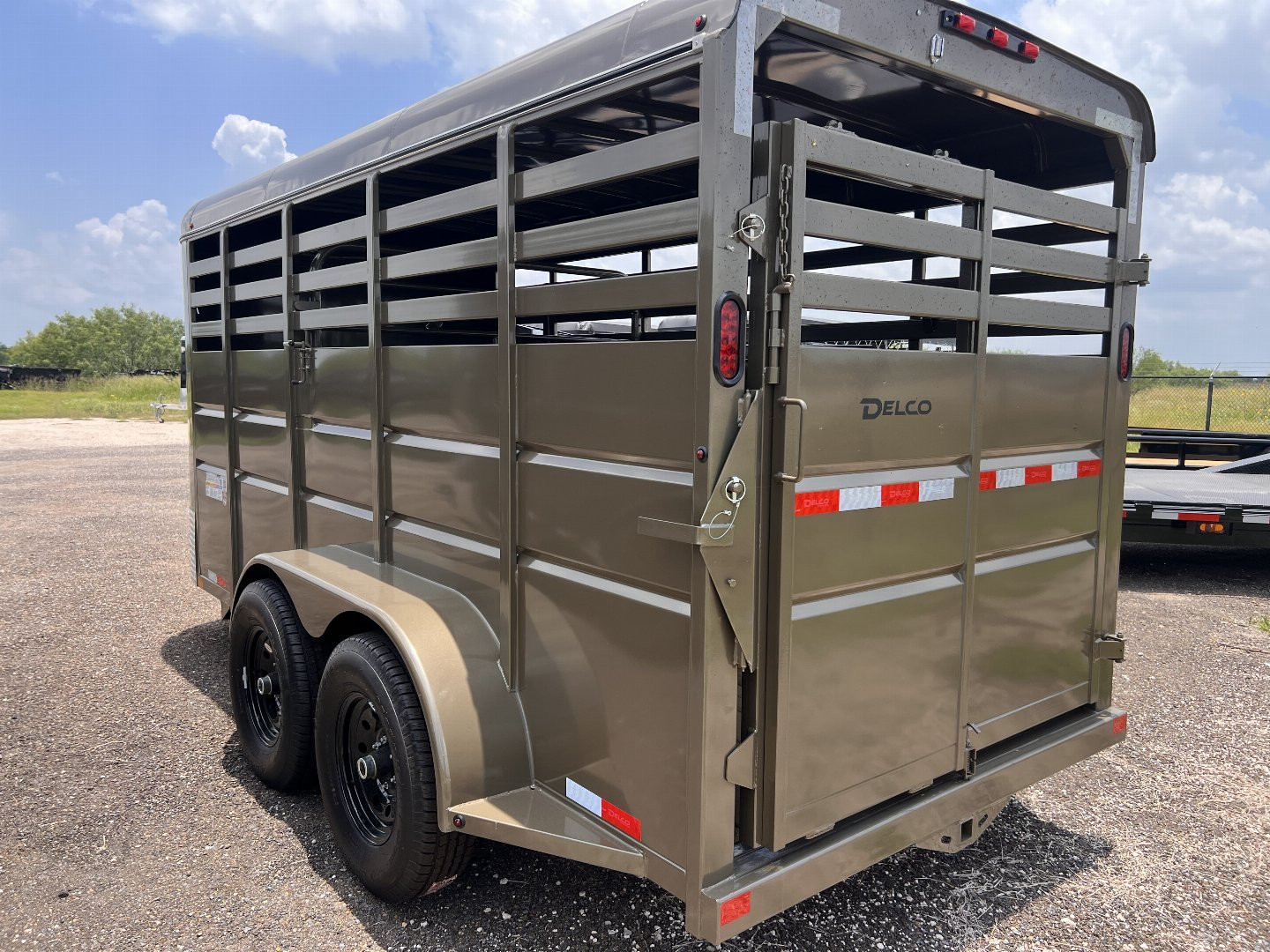 New 2025 Delco Trailers 6x16ft Livestock Trailer