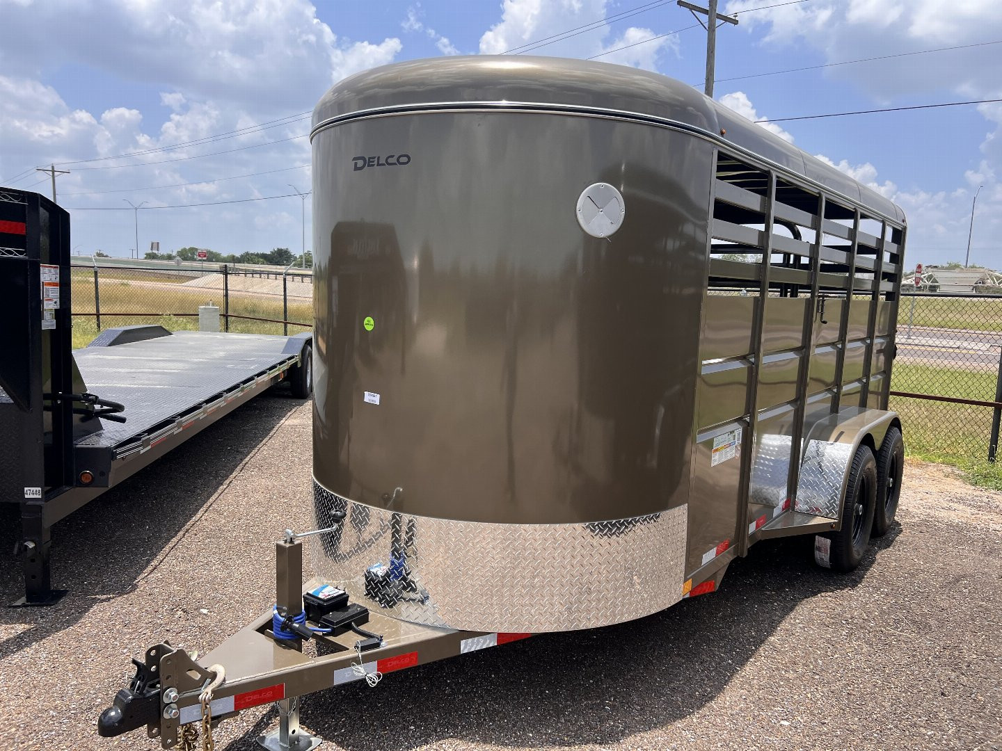 New 2025 Delco Trailers 6x16ft Livestock Trailer