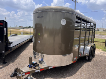 New 2025 Delco Trailers 6x16ft Livestock Trailer