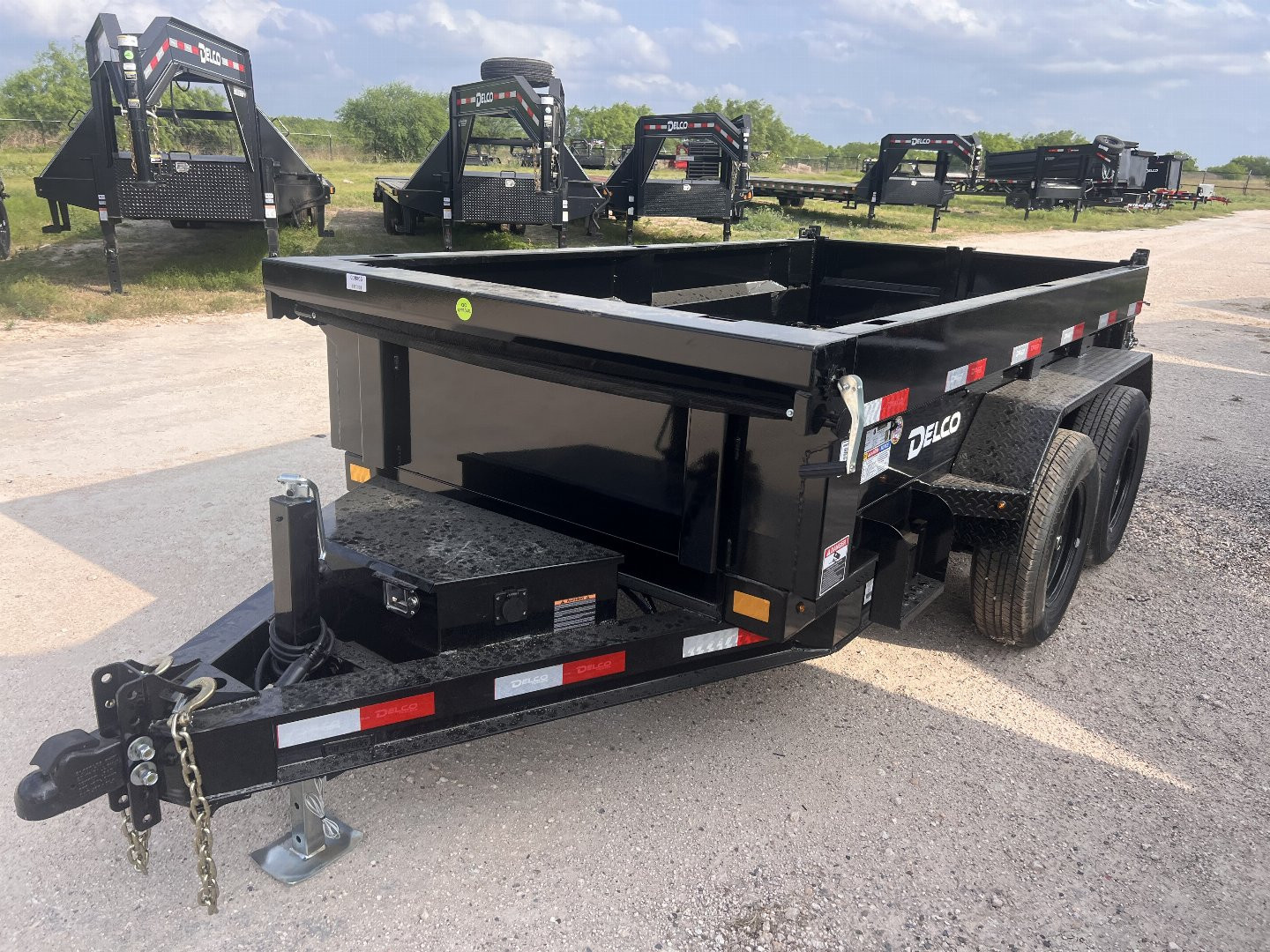 New 2025 Delco Trailers 5x10ft Dump Trailer