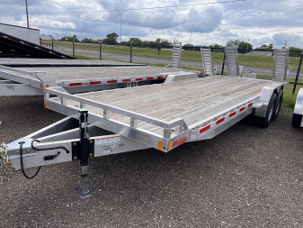 New 2023 ALCOM 83x22ft Aluminum Heavy Duty Equipment Trailer
