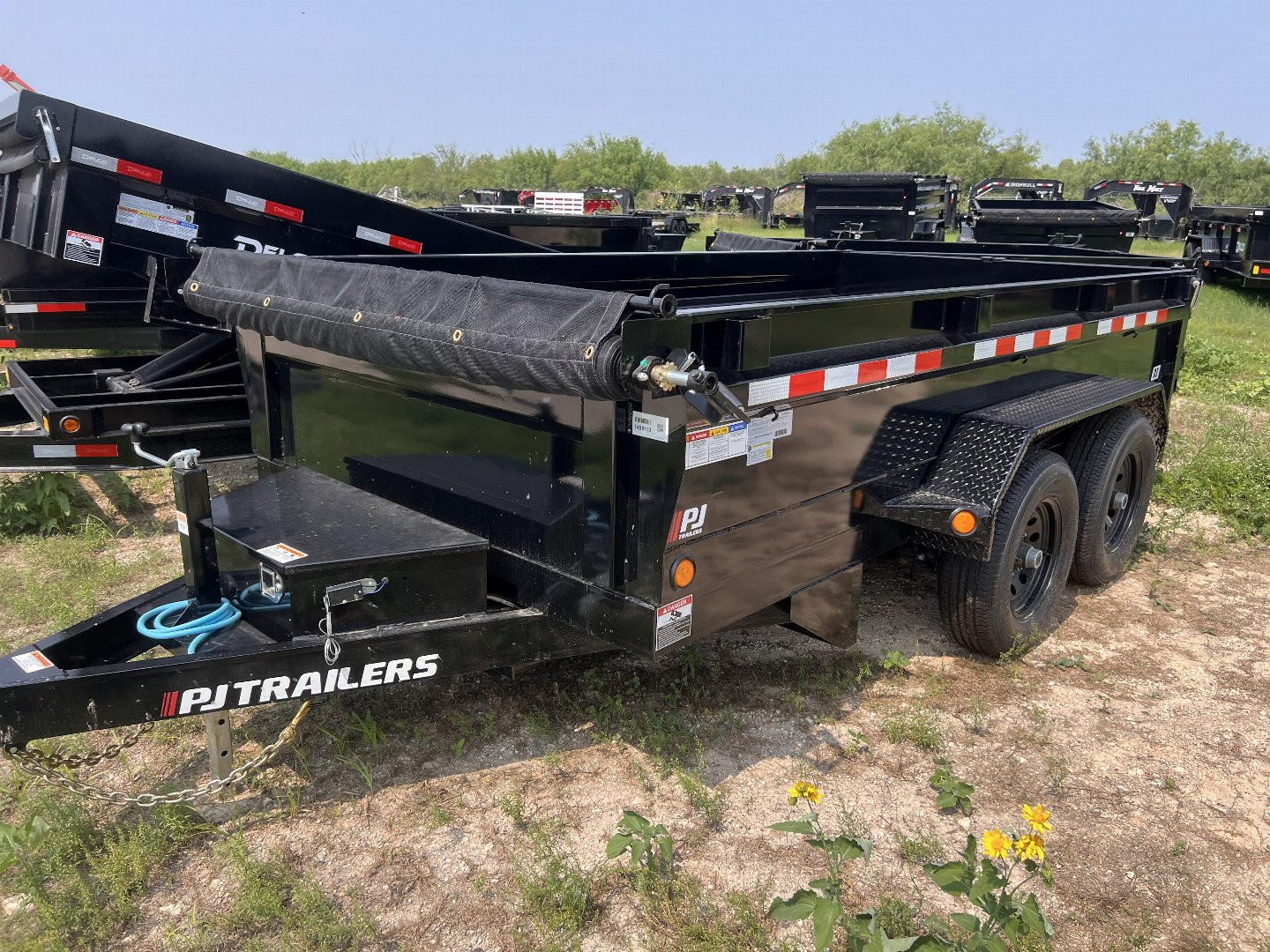 New 2024 PJ Trailers 6x12ft Dump Trailer