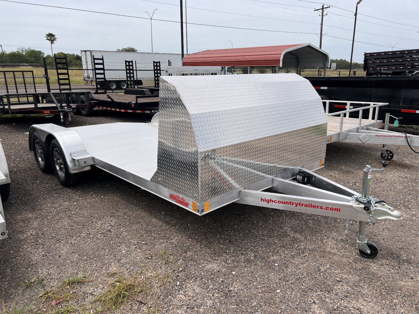 New 2024 High Country Trailers 18ft Aluminum Car Hauler