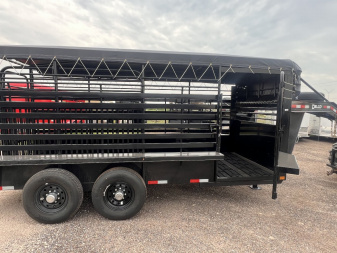 New 2024 Delco Trailers 6.8x16ft Gooseneck Livestock Trailer