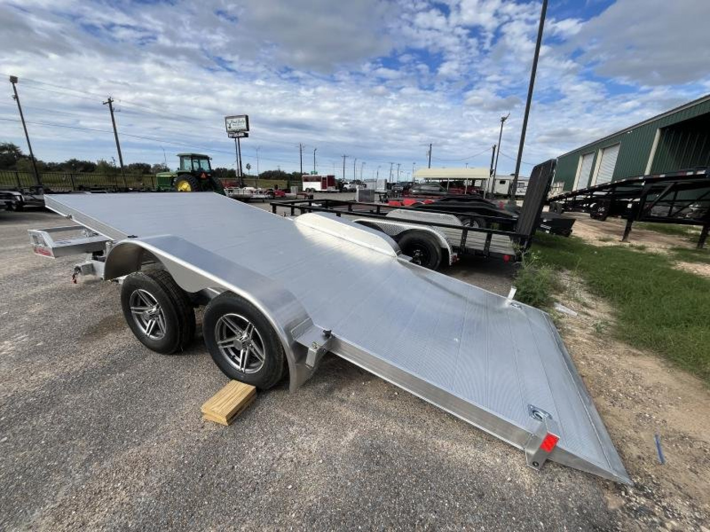 New 2024 High Country Trailers Tilt 7x18 Car Hauler Aluminum
