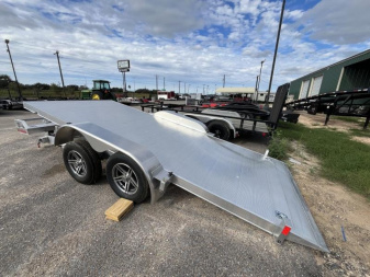 New 2024 High Country Trailers Tilt 7x18 Car Hauler Aluminum