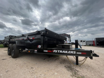 New 2024 PJ Trailers 7x14ft Dump Trailer