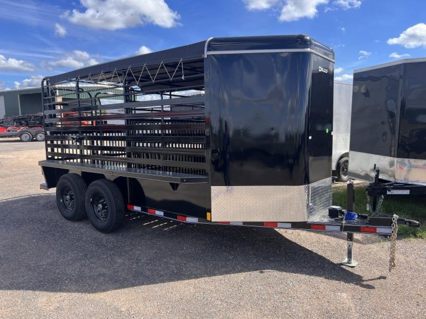 New 2024 Delco Trailers 6.8x16ft LivestockTrailer