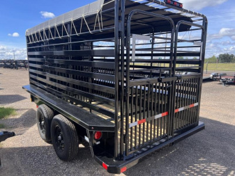 New 2024 Delco Trailers 6.8x16ft LivestockTrailer