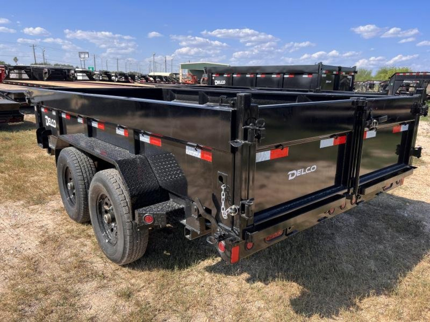 New 2024 Delco Trailers 83x14ft Dump Trailer 14k with 2ft walls