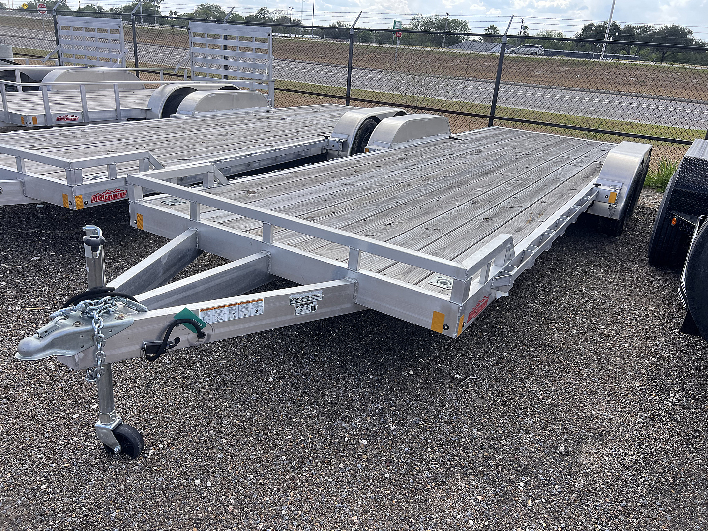 New 2023 ALCOM 83x24ft Aluminum  Car Hauler