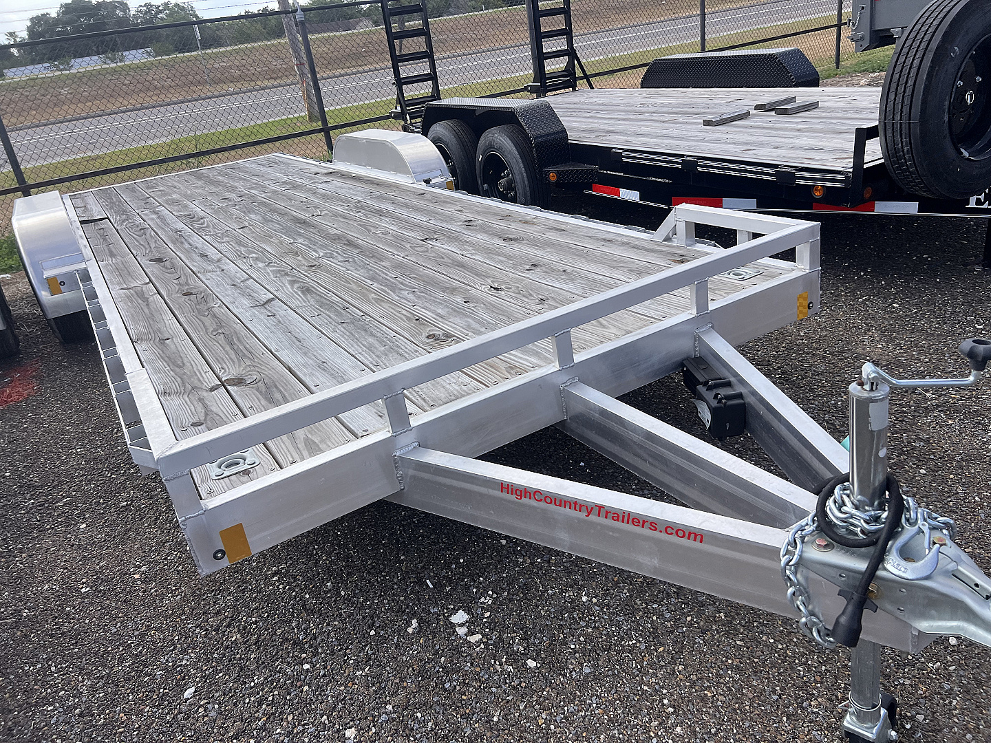 New 2023 ALCOM 83x24ft Aluminum  Car Hauler