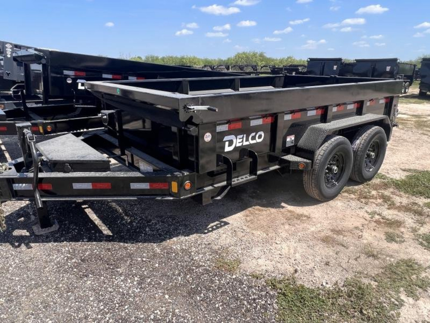 New 2024 Delco Trailers 83x12ft Dump Trailer 14k