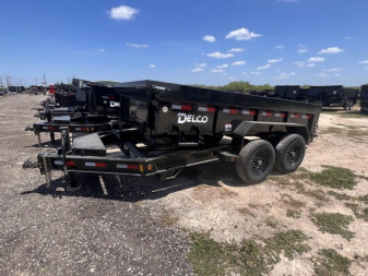 New 2024 Delco Trailers 83x12ft Dump Trailer 14k