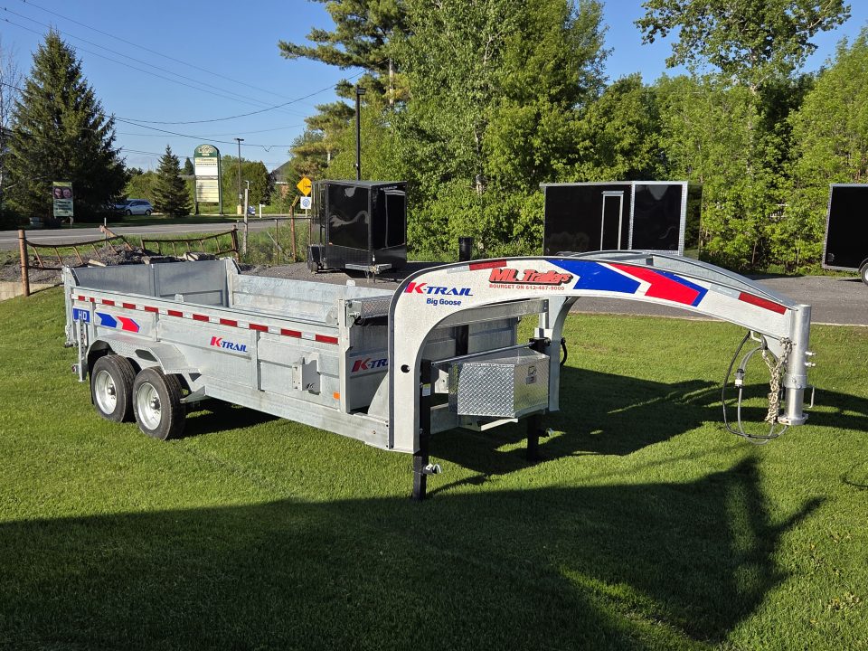 New 2026 K-Trail 7 x 16 HD Expert Series 18700 LBS GVWR Dump Trailer
