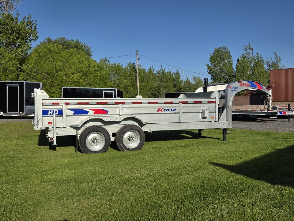 New 2026 K-Trail 7 x 16 HD Expert Series 18700 LBS GVWR Dump Trailer