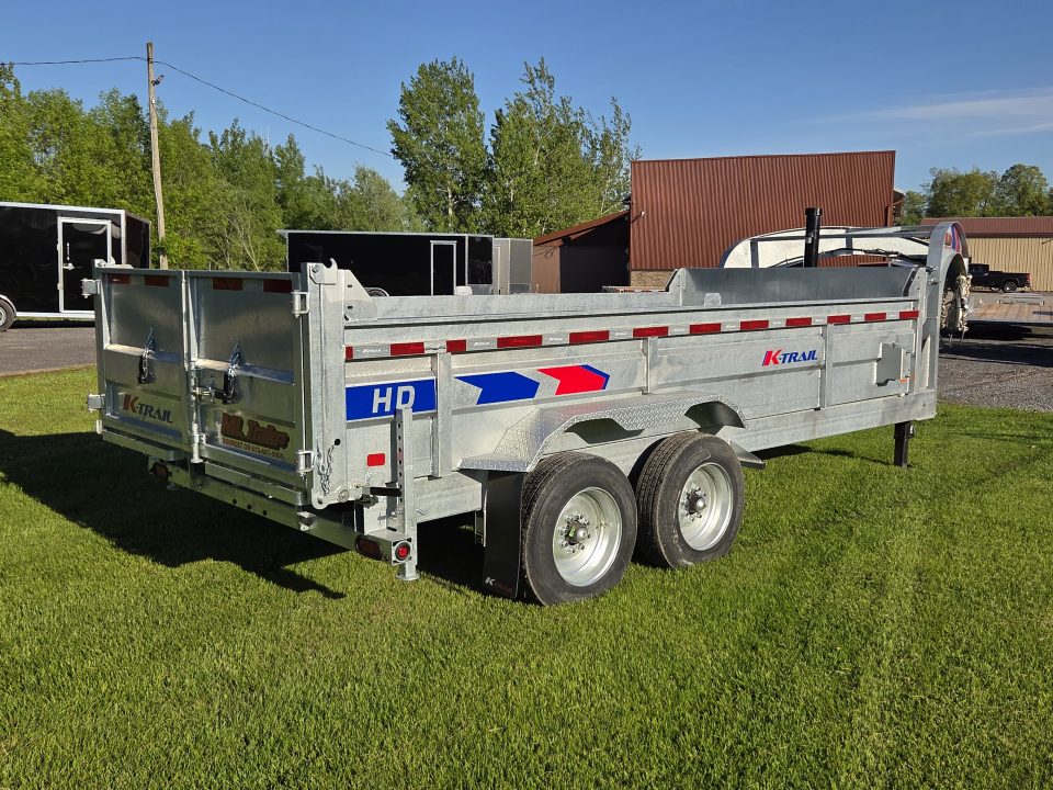 New 2026 K-Trail 7 x 16 HD Expert Series 18700 LBS GVWR Dump Trailer