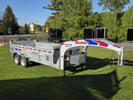 New 2026 K-Trail 7 x 16 HD Expert Series 18700 LBS GVWR Dump Trailer