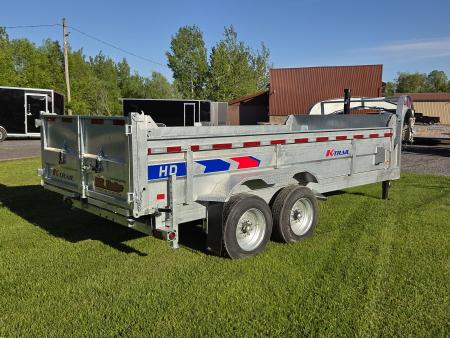 New 2026 K-Trail 7 x 16 HD Expert Series 18700 LBS GVWR Dump Trailer