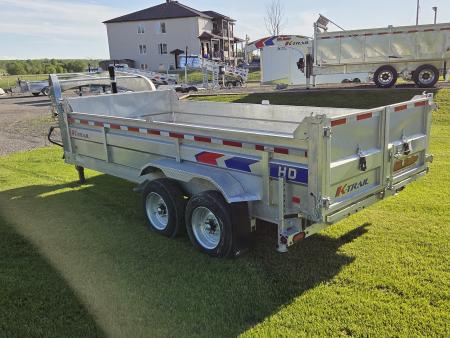 New 2026 K-Trail 7 x 16 HD Expert Series 18700 LBS GVWR Dump Trailer