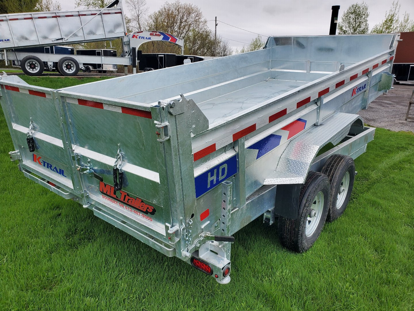 New 2026 K-TRAIL 7 x 16 HD Expert Series 7 Ton Dump Trailer
