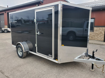 New 2025 Galvanized 6'x12' Cargo / Enclosed Trailer