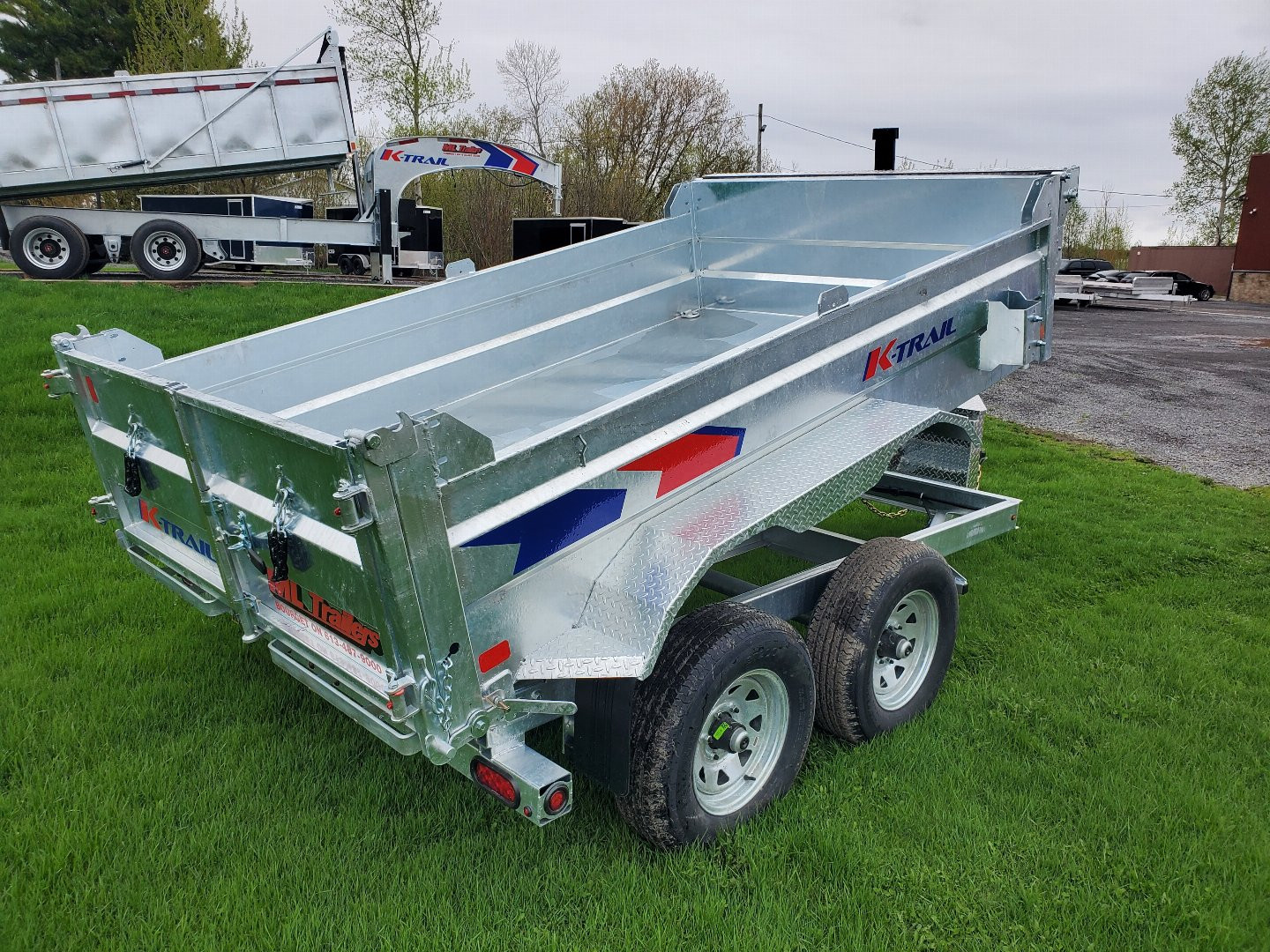 New 2025 K-TRAIL 6 x 10 5 Ton Dump Trailer
