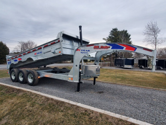 New 2025 K-Trail 7'x16' 12 Ton Dump Dump Trailer