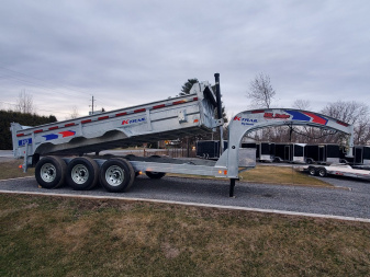 New 2025 K-Trail 7'x16' 12 Ton Dump Dump Trailer