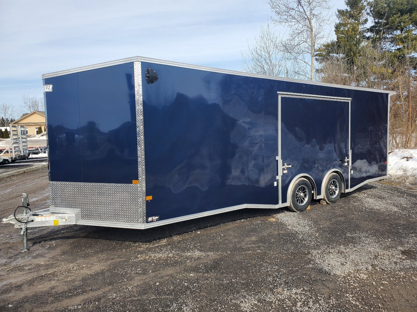 Used 2025 EZ Hauler All Aluminum 8.5x24 Car / Racing Trailer