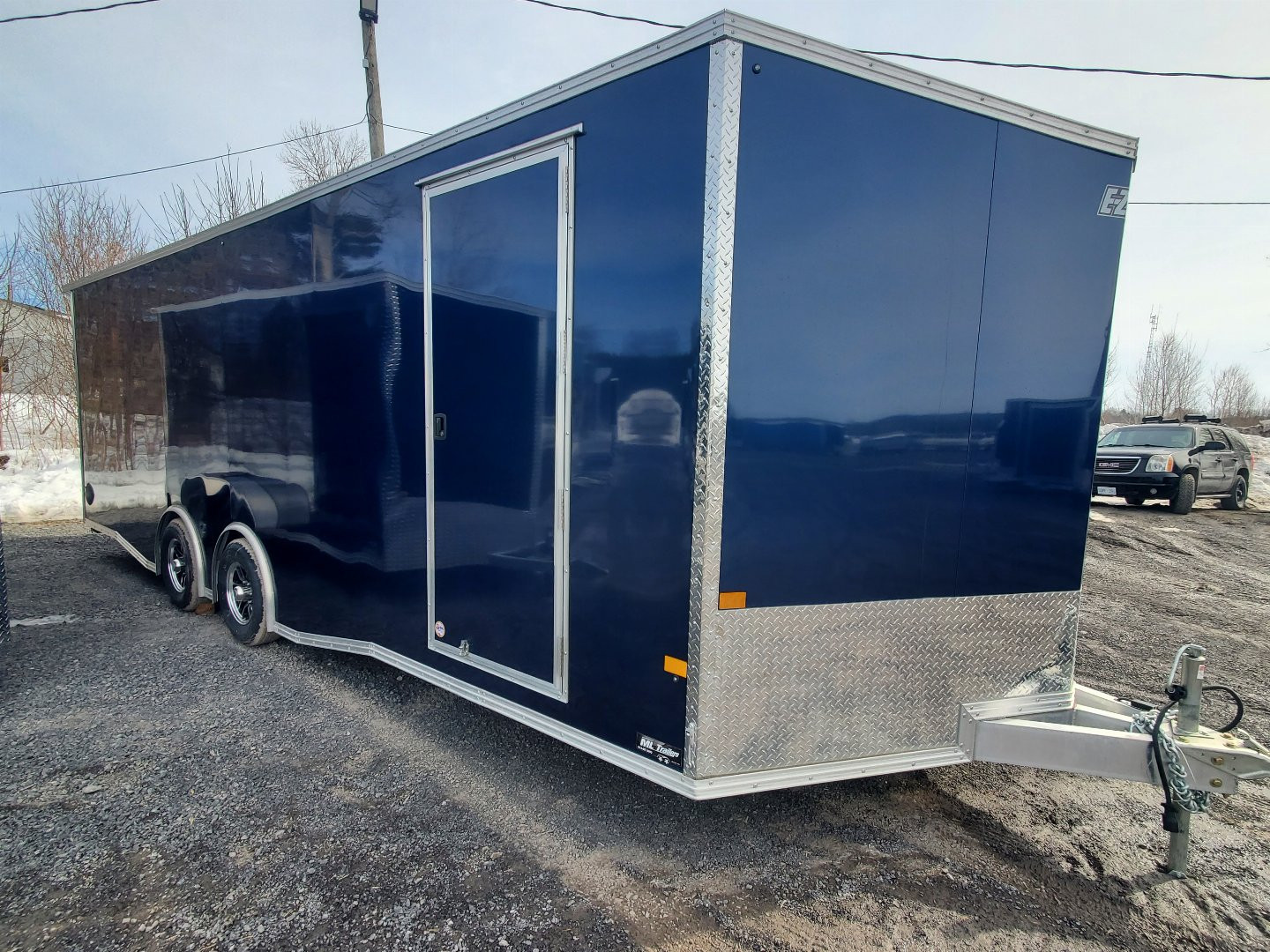 Used 2025 EZ Hauler All Aluminum 8.5x24 Car / Racing Trailer