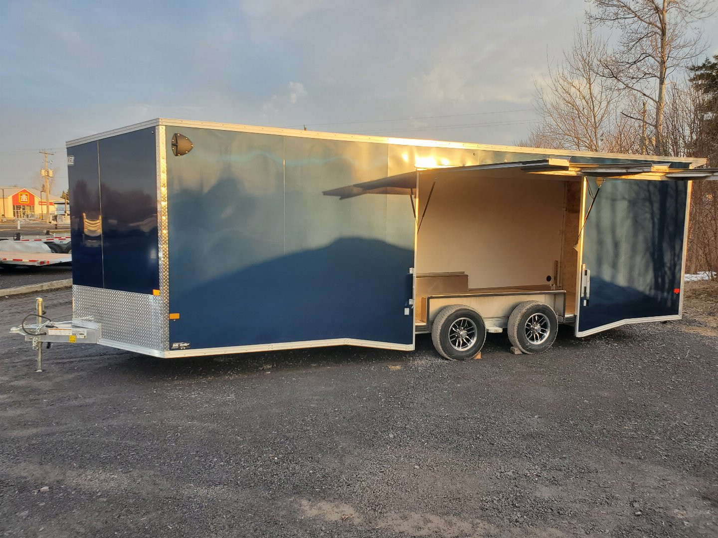 Used 2025 EZ Hauler All Aluminum 8.5x24 Car / Racing Trailer