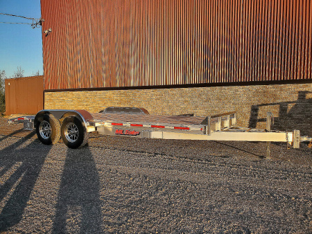 New 2026 Enbeck 18' All Aluminum Car Hauler/Equipment Hauler Car / Racing Trailer