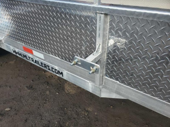 New 2025 Enbeck All Aluminum 7'x16' Landscape Trailer Utility Trailer