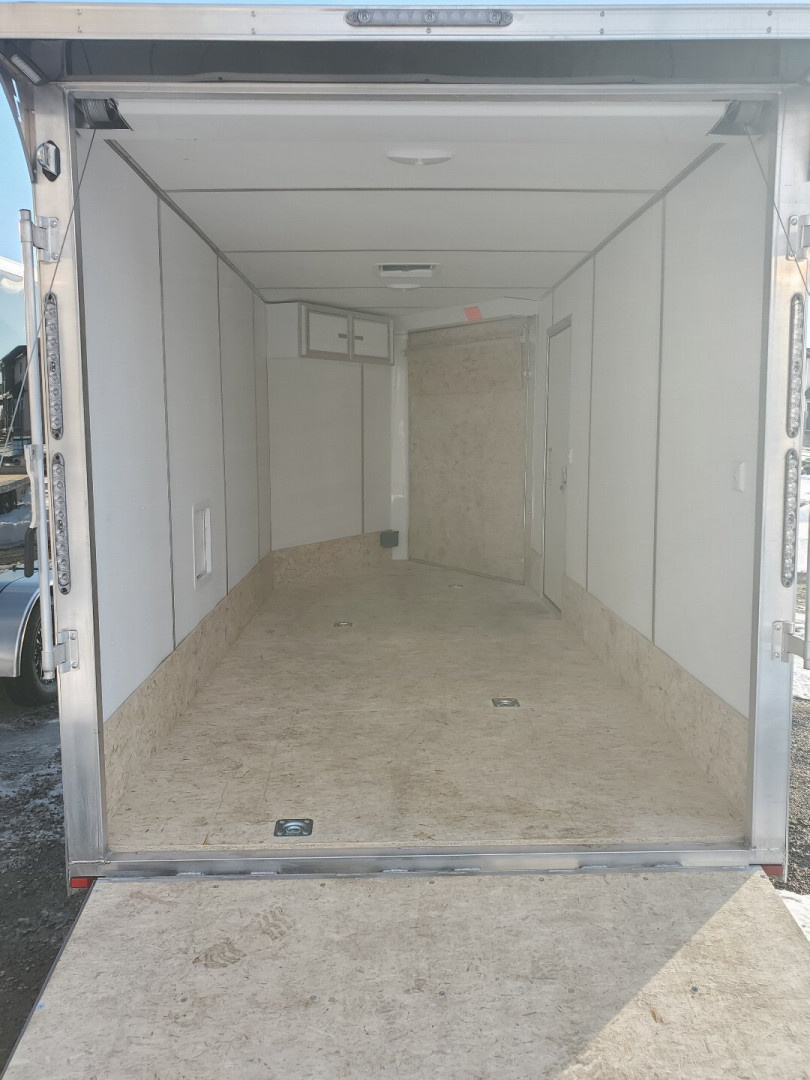 New 2025 LIGHTNING TRAILERS 7'x19' Inline Snowmobile Trailer